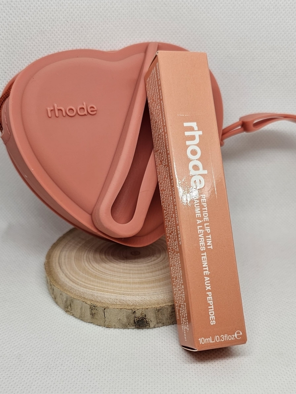 RHODE Peptide Lip Tint – Coral With Wristlet